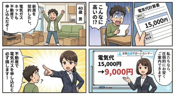 不動産はNGであることを証明する漫画